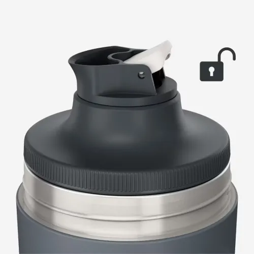 Bouteille inox isotherme avec filtre à thé 1,5L, de randonnée et camping