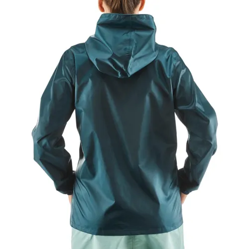 VESTE COUPE VENT ET DÉPERLANTE DE RANDONNÉE - RAINCUT 1/2 ZIP - FEMME