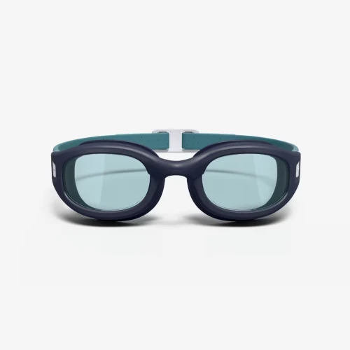 Lunettes de natation Taille L - Soft vert teintées turquoise