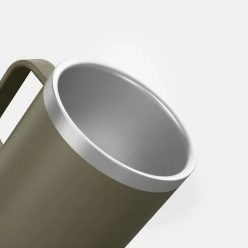 Mug MH500 isotherme (double paroi inox) camp du randonneur 0,38L kaki