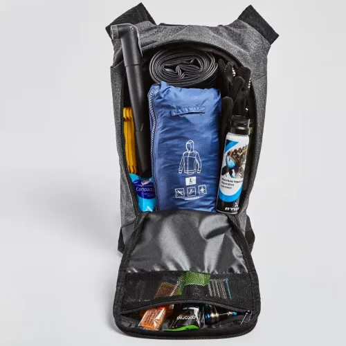 Sac à dos hydratation VTT randonnée 4L/1L eau gris