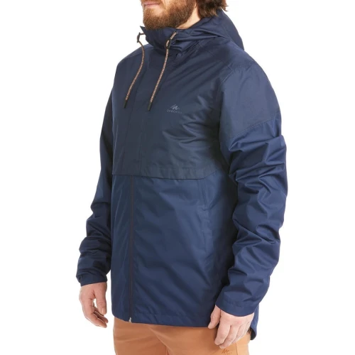 VESTE IMPERMÉABLE DE RANDONNÉE QUECHUA - NH500 FLAP - BLEU