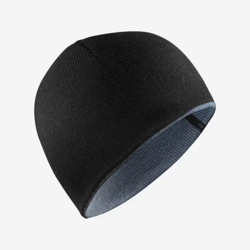 BONNET DE SKI ENFANT - REVERSE NOIR ET BLEU