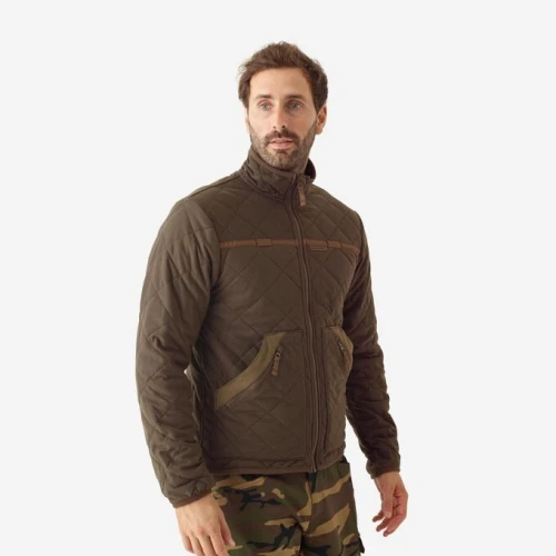 Veste matelassée silencieuse marron 500