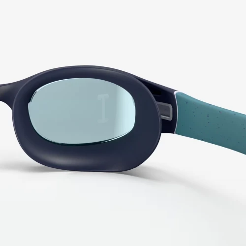 Lunettes de natation Taille L - Soft vert teintées turquoise