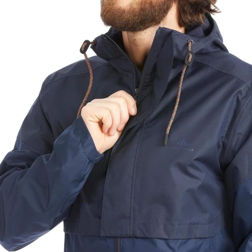 VESTE IMPERMÉABLE DE RANDONNÉE QUECHUA - NH500 FLAP - BLEU