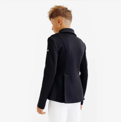 Veste de concours équitation enfant - 500 noir