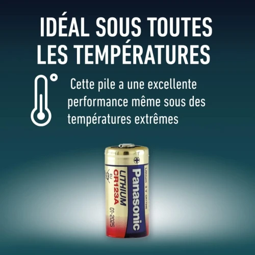 Panasonic CR 123 A Pile au lithium 3 V