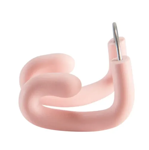 Pince nez de natation inox-latex réglable rose pastel
