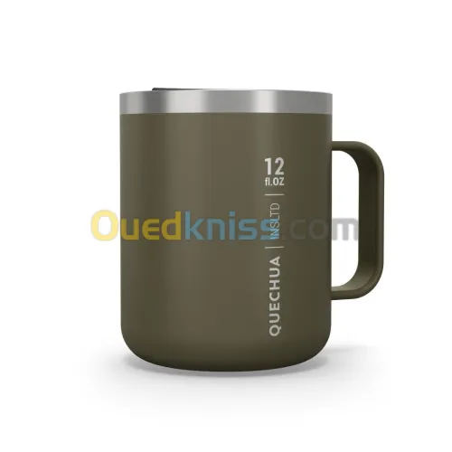 Mug MH500 isotherme (double paroi inox) camp du randonneur 0,38L kaki
