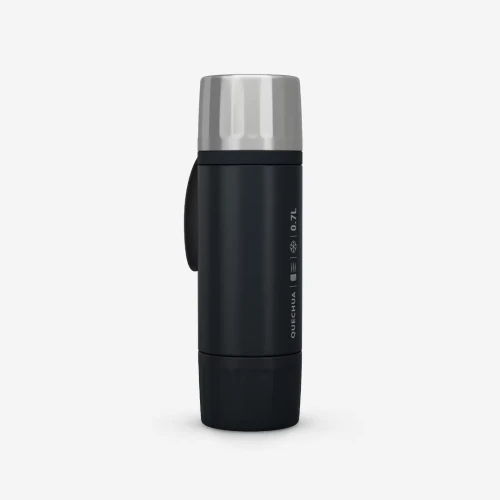 Bouteille inox isotherme avec filtre à thé 0,7L, de randonnée et camping