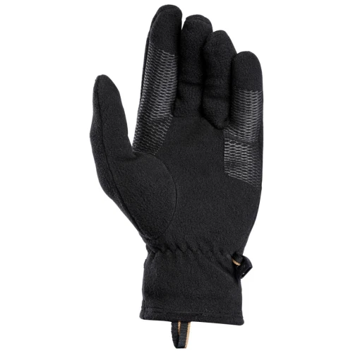 GANTS POLAIRE RECYCLÉS DE TREKKING MONTAGNE - MT100 NOIR - ADULTE