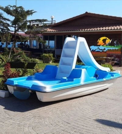 Pédalo 4 Places avec Toboggan - Investissement Rentable Saison Estivale