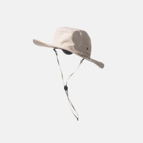 Chapeau de Trekking montagne TREK 500 anti UV gris et beige
