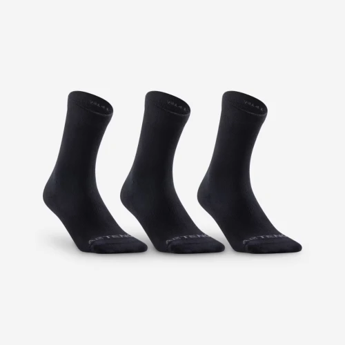 CHAUSSETTES DE SPORT HAUTES RS 160 NOIR LOT DE 3