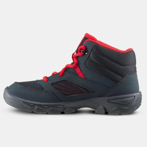 CHAUSSURE DE RANDONNÉE ENFANT MID AVEC LACETS MH100 QUECHUA DECATHLON