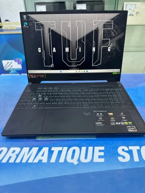 ASUS TUF A15  CORE : RYZEN 7 7435HS DISC :  512 GB  (SSD)  RAM : 16 GB DDR 5 RTX 4060 08GB