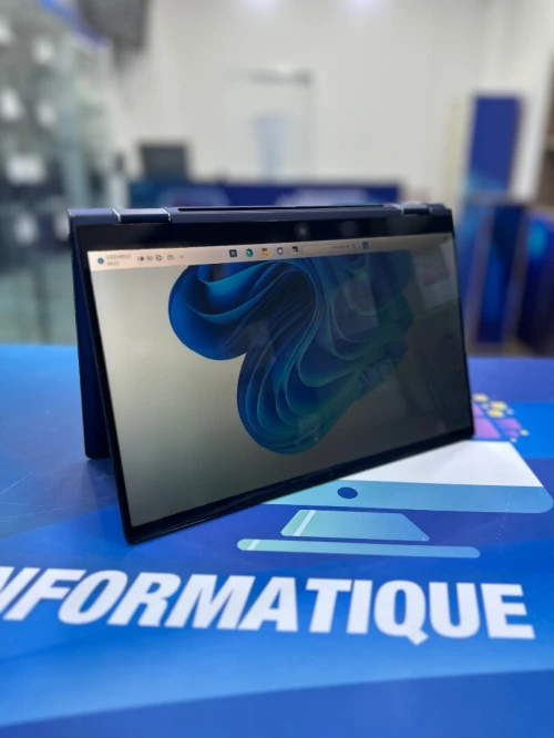 HP DRAGON FLY X360 CORE : Intel i5 / 11 eme  DISC : 256 GB  (SSD)  RAM : 08 GB  TACTILE