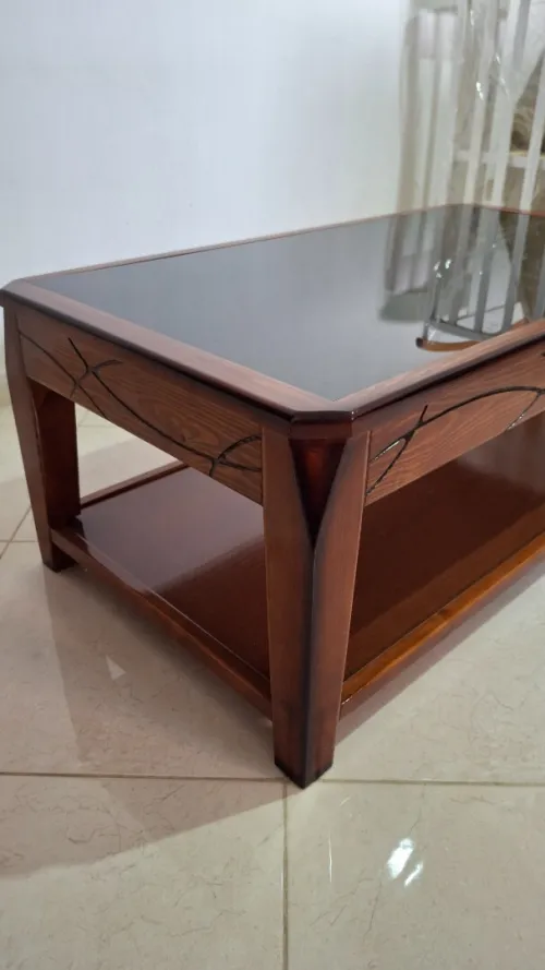 Tables bassea avec 2 Tables gigognes   bois rouge 1er choix