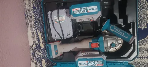 Meuleuse total 20 volts à batterie variateur de vitesse