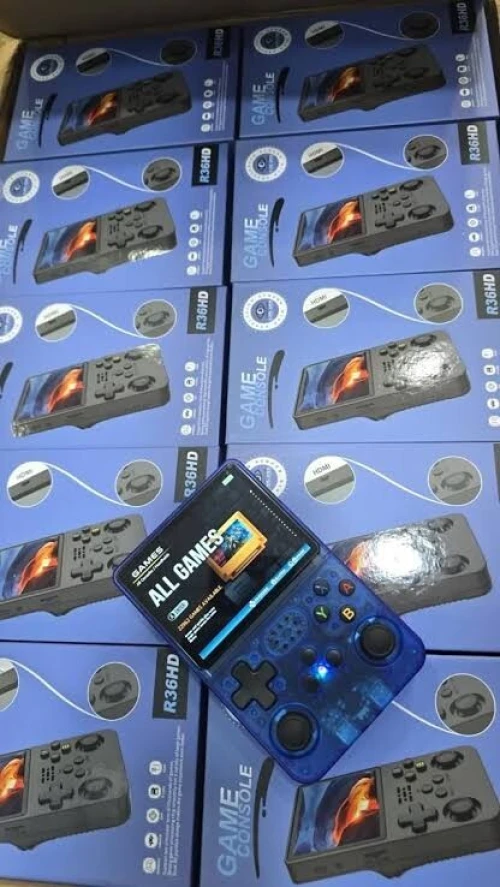 R36S HD جهاز ألعاب للأطفال