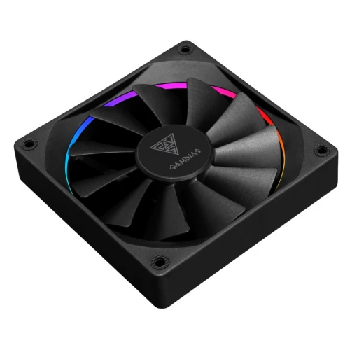  Pack de Ventilateurs GAMDIAS AEOLUS M3 - 4 x 120 mm ARGB
