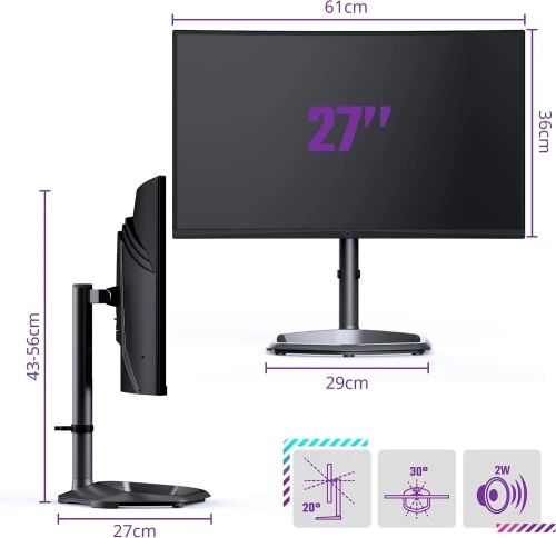 Cooler Master GM27-CFX 27'' FHD 240HZ 1500R CURVED 0.5MS