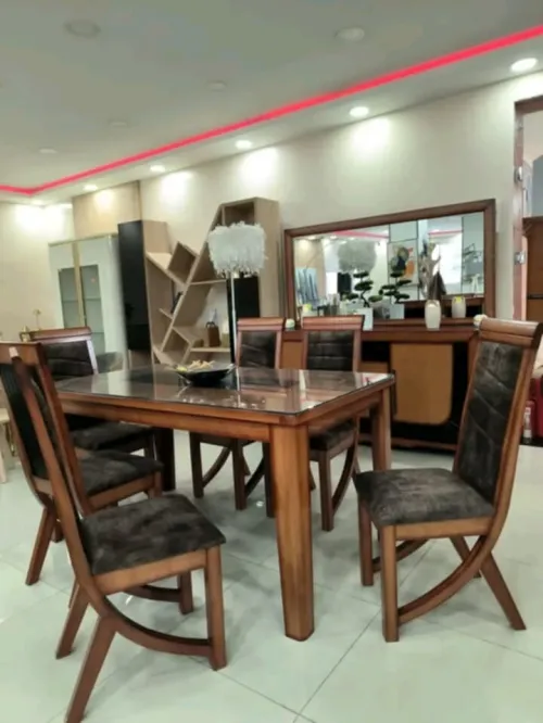Salon + table 6 chaises jms utilisé