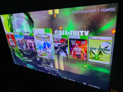 Xbox 360 SLIM GLITCHÉ +30Jeux