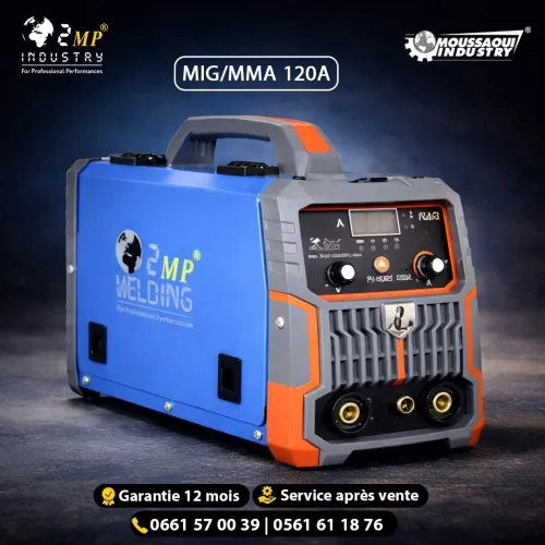POSTE À SOUDER PORTATIF MIG/MMA 120A IGBT - INVERTER - 2MP INDUSTRY SPA