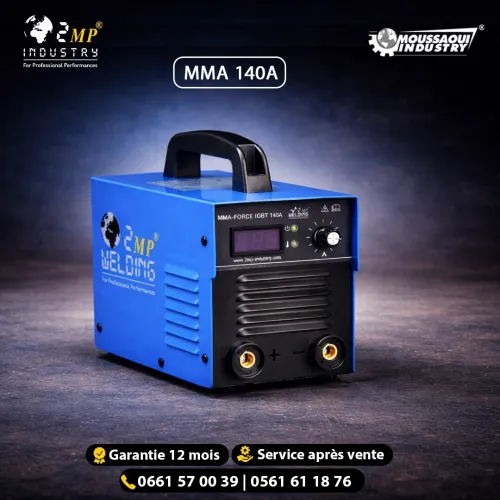 POSTE À SOUDER PORTATIF MMA-FORCE 140A IGBT INVERTER - 2MP INDUSTRY SPA