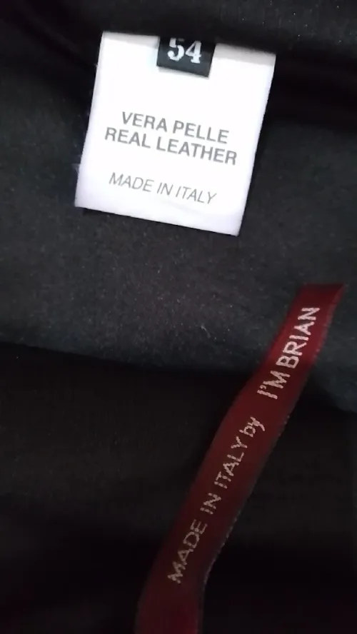 Veste cuir original made in Italy 