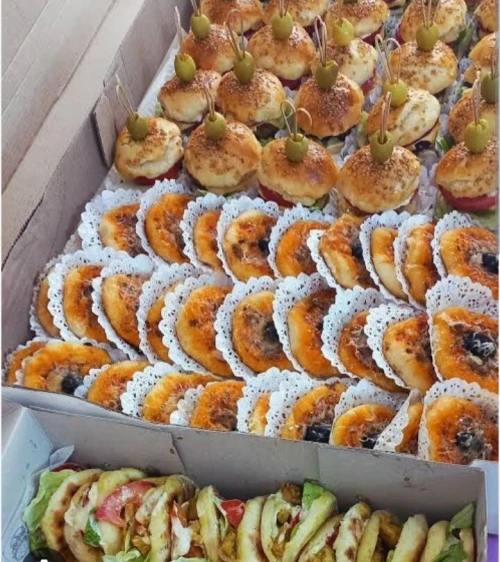 ميني برجر mini Burger et des salé/ مملحات