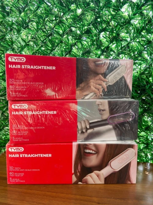 TYMO Brosse Lissante pour Cheveux, 5 RéGlages De TempéRature, Lisseur Cheveux Céramique, 