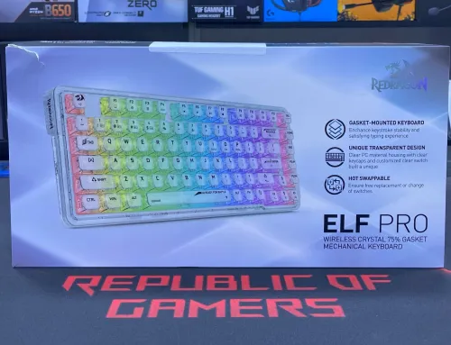 CLAVIER REDRAGON K649 ELF PRO CRYSTAL 75% WIRELESS/BLUETOOTH