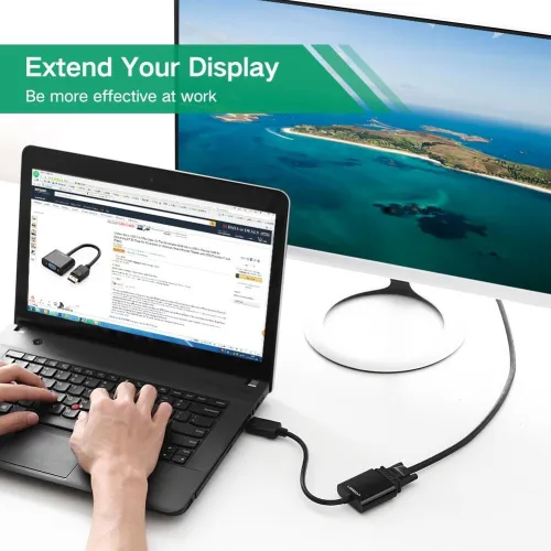 UGREEN DP Male to VGA Female Converter 1080p 60Hz