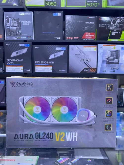 WATERCOOLING GAMDIAS AURA GL240 V2 BLACK RGB