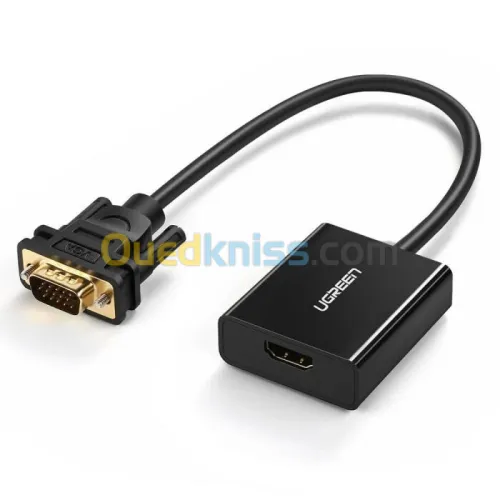 UGREEN Adaptateur VGA Male to HDMI Female (50945)