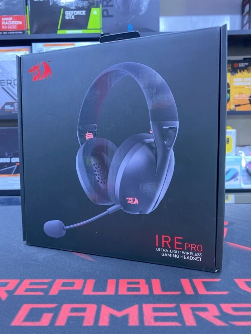 CASQUE WIRELESS REDRAGON IRE-PRO 7.1 ULTRA-LIGHT BK