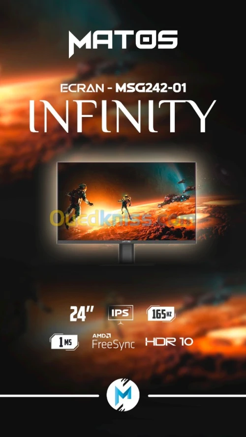 Monitor MATOS MSG242-01 INFINITY IPS 165Hz 24"