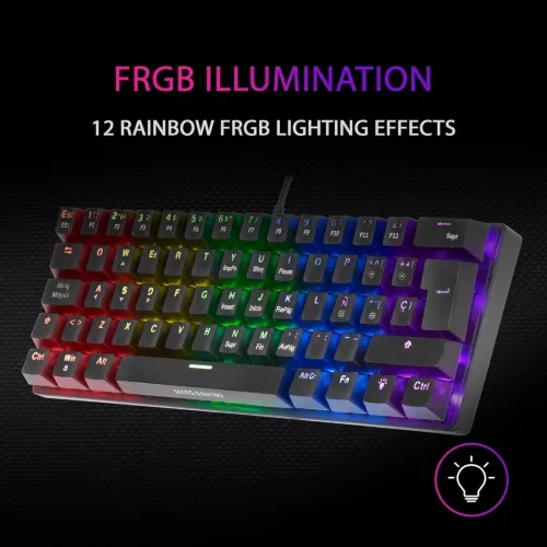 CLAVIER MARS GAMING MK60 MECHANICAL FRGB CHR