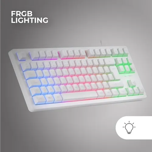 Clavier Mars Gaming MK023 BLACK/WHITE