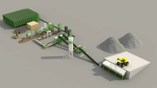 Ligne de production de parpaing, Ourdis, paves...