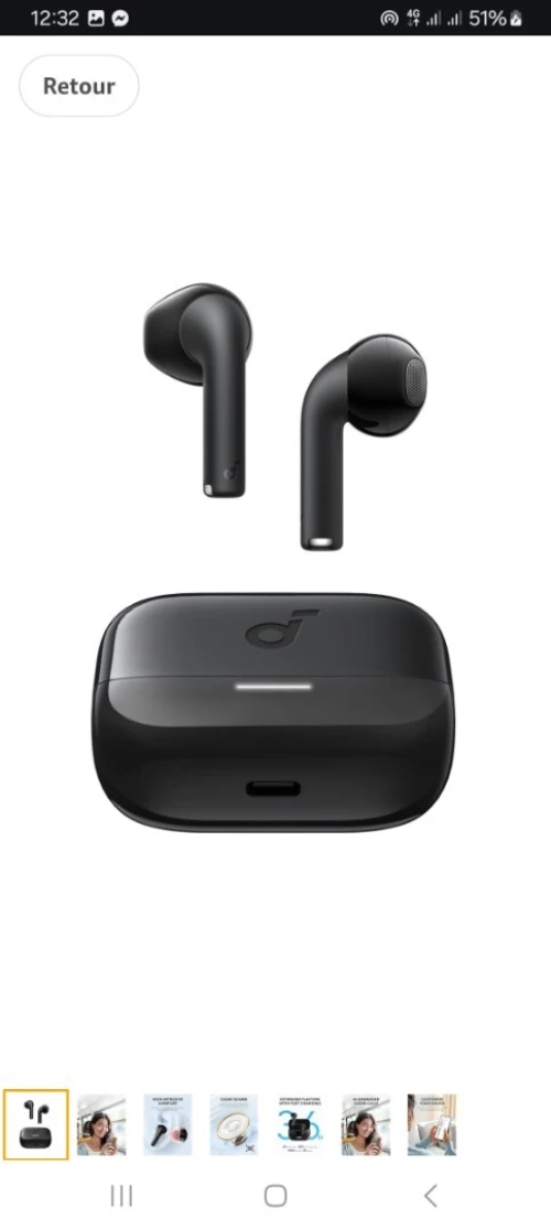 Promo! Écouteurs Bluetooth Anker K20i, 36h d'autonomie, Charge Rapide, avec 2 micros ENC