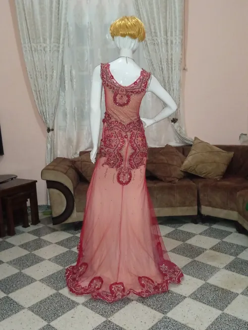 Robe de soirée+robe blanche+kaftan+karakou+chaussures