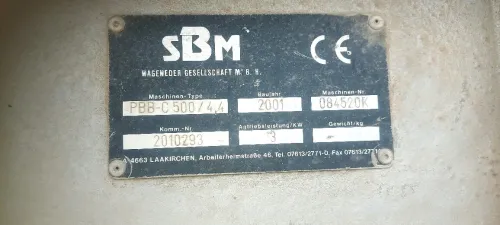 SBM Concasseur 2001