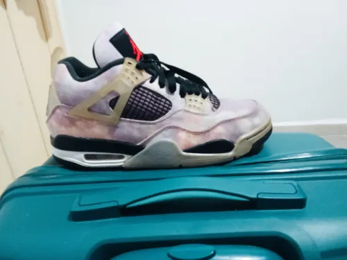 Jordan 4 édition limitée violet avec fil violet violet