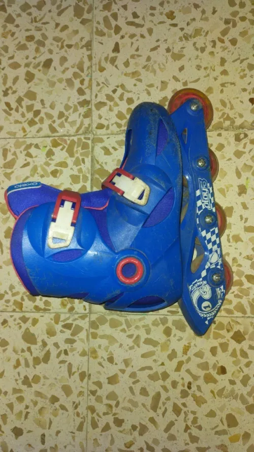 Rollers enfants bleu
