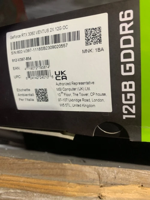 Rtx 3060 12gb