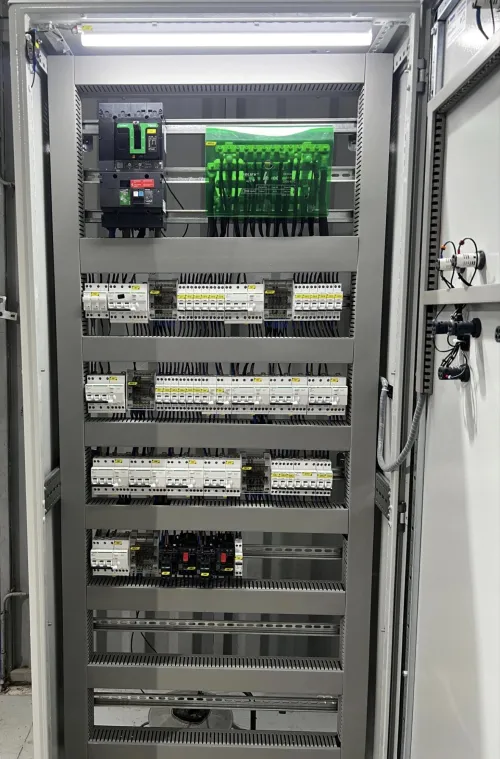 Montage et câblage armoires électriques ( TGBT , automatisme, distribution, pompage , démarreur progressif, variateur de vitesse ..)
